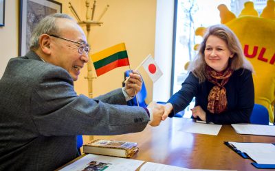Japono lūpose meilės ir taikos žinia Lietuvai