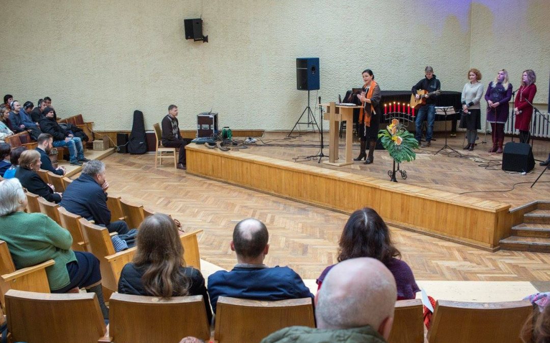 Mesijinių žydų iš Tichvinsko ir Peterburgo viešnagė mūsų bažnyčioje sekmadienio susirinkime