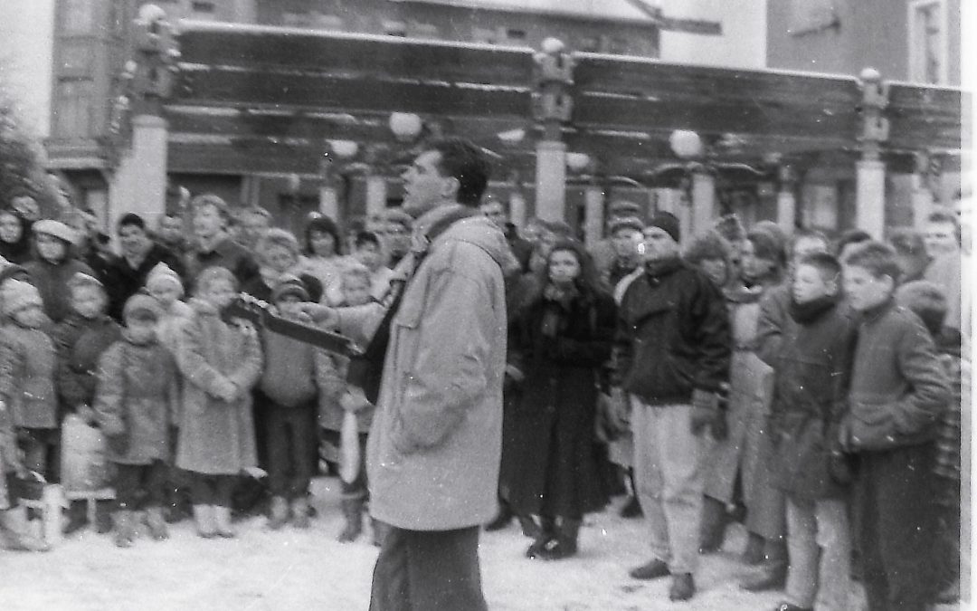 Pirmoji Evangelizacija gatvėje 1990 m. gruodis