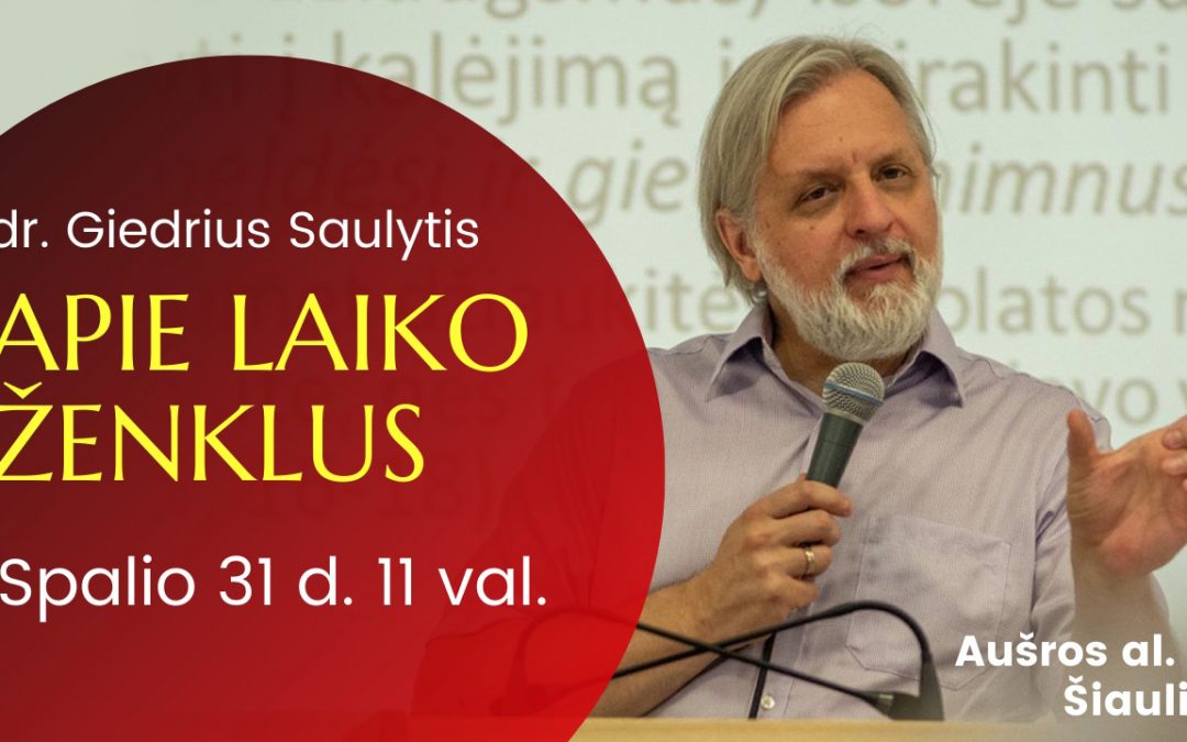Bažnyčioje viešės dr. Giedrius Saulytis